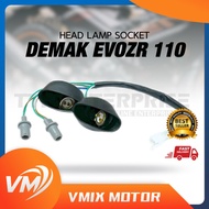 DEMAK EVOZR-110 HEAD LAMP SOCKET LAMPU DEPAN FRONT DEPAN LAMPU KEPALA SOKET EVO ZR 110 EVO ZR110 EVO