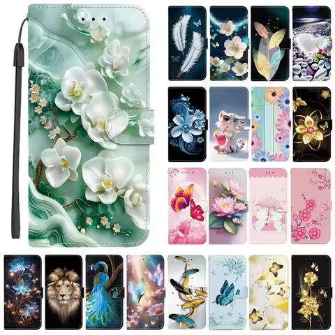 9i 8i Flip Wallet Leather Case For Realme 8 9 Pro Plus 8i 9i 4G Realme9 5G Cover Cases Magnetic Stan