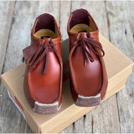 [HOT SALE] CLARKS NATALIE 07 Genuine Red Brown Leather S1900001 KASUT KULIT LELAKI SHOES MAN MEN