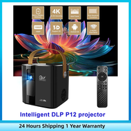 Intelligent DLP P12 projector 2G+16GB Android 9.0 BT 4.2 1920*1080P Support 3D 9000MA 1080P SMART PR