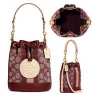 กระเป๋าสะพายข้าง COACH C8322 MINI DEMPSEY BUCKET BAG IN