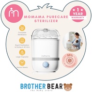 Momama PureCare Sterilizer / Sterilize & Dry, Large Capacity, 24H Protection, Kills 99.9% Germs | BR