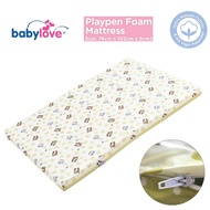 [100% Cotton] Babylove Premium Baby Mattress Playpen Foam Mattress 2970 73.7cm x 101.6cm x 5.1cm