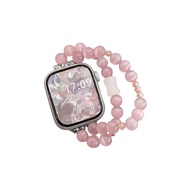 YOUSIDUN | สายนาฬิกา Apple Watch สำหรับผู้ชายและผู้หญิง สายคริสตัลตาแมวระบายอากาศได้ดี สไตล์ใหม่ S10