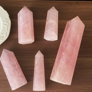 Crystal Corner 隅石丨無盡溫柔 • 馬達基斯加暴風雪彩虹粉晶柱