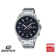 CASIO นาฬิกาข้อมือผู้ชาย EDIFICE รุ่น EFV-610D-1AVUDF วัสดุสเตนเลสสตีล สีดำ