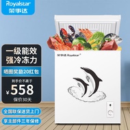 荣事达（Royalstar）小冰柜家用小型冷冻保鲜迷你冷藏商用卧式冷柜单用储母乳柜节能省电 【店长推荐 一级节能】118升单温