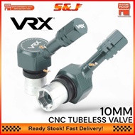 VRX 10MM CNC TUBELESS VALVE TUBELESS HEAD AIR VALVE STEM UNIVERSAL