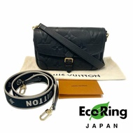 △ Louis Vuitton 路易威登 LV Diane Monogram Black Empreinte Calfskin 2way Bag 經典花紋黑色壓印牛皮兩用袋 M46386 - 247005336