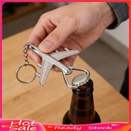 [MIC]✯Airplane Bottle Opener Keychain Metal Aircraft Model Keychain Fun Bag Charm Novelty Bottle Ope