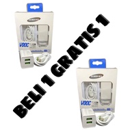 New 2 Lubang Casan Untuk Samsung 100% BELI 1 GRATIS 1 casan Hp cepat Authentic Travel Adapter Charge