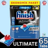 亮碟 - Finish Powerball Ultimate All in 1 量子極淨洗碗凝珠 (原味), 65粒 {平行進口}