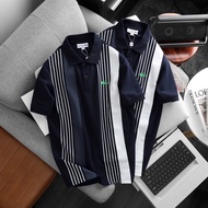 Áo thun polo nam sọc dọc