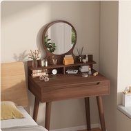 Dressing table bedroom simple modern small apartment new desk makeup table two-in-one makeup cabinet mirror bedside table