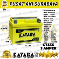 ASLI KAYABA JAPAN STANDARD ACCU KAYABA GTZ5S AKI KERING MOTOR HONDA BEAT FI BEAT ESP BEAT STREET CBS