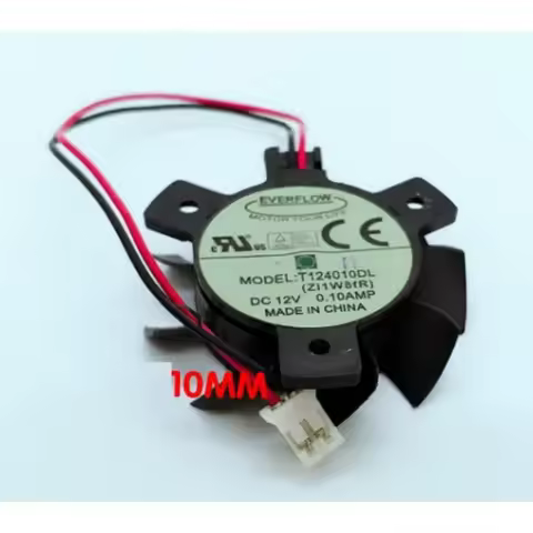 New Cooler Fan for ASUS GT730-GD3-V5 HD4550 Graphics Card Fan T124010DL Hole Pitch 2.6cm