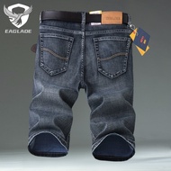 EAGLADE Denim Cargo Jeans Pants for Men 866 in Blue Grey Stretchable J10