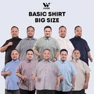 KEMEJA Jumbo Men's Shirt Large SizeBIG Xxl Xxxl Wgb Man In Black Ox