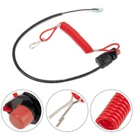 【Joychi】 1pc Boat Outboard Engine Motor Kill Stop Switch With Lanyard Clip Fit For Yamaha