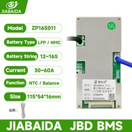 JBD BMS with Balance Li-ion 13S 14S 48V 16S LiFePo4 30A 50A 60A Discharge Current Protect JIABAIDA
