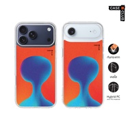 CaseClub Iphone Case Phone Clear Gradient Alien Silhouette Pattern Shadow Color For i17 Pro Max/i17 