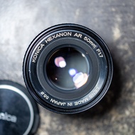 Konica Hexanon AR 50mm F1.7 X F1.8 55mm F1.4 57mm F1.2 Canon Nikon