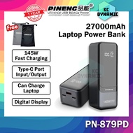 Pineng PN-879 27000mAh Powerbank 145W Laptop Power Bank Original Pineng PowerBank PN-879PD PN879