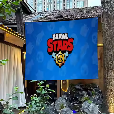 Strategy game B-BRAWL STARS Large Size Shop Art Promotion Advertising Booth Flag Hanging Banners