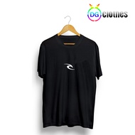 DG - Kaos Distro Logo Ripcurl - T-shirt 100% Cotton Combed 30s - Kaos Polos Pria Wanita