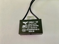 คาปาซิเตอร์พัดลม 1.5uf 1.8uf 2uf 400v. CBB61 capacitor สำหรับพัดลม พัดลม 12นิ้ว 14นิ้ว 16นิ้ว 18นิ้ว ใช้ได้กับทุกรุ่น ทุกยี่ห้อ