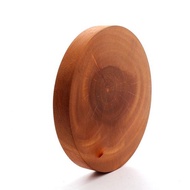 Unpainted Brown Round Wooden Cutting Board with Hanger