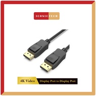 VESA Certified DisplayPort Cable, 1m DP Cable 1.2, [4K@60Hz, 2K@165Hz, 2K@144Hz], High Speed Gold-Pl
