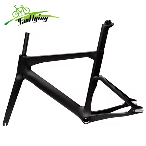 AIrwolf 2026 New Arrival T1100 Full Carbon Fiber Track Frame Full Sizes T47 Track Carbon Bike Frame 
