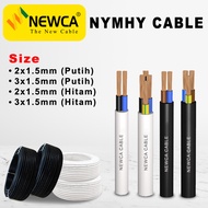 Kabel Listrik NYMHY / Kabel Tembaga Newca 2x1.5mm 3x1.5mm Permeter