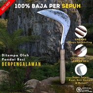 Sobat Ngarit | Arit Garut | Model Gaet Sumedang | Arit Super Tajam Baja Asli / Sabit Rumput Full Baj