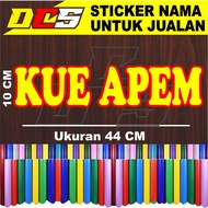 CUTTING STICKER APEM CAKE WRITING STICKER STICKER FOR SALES NAME ON WHEEL CART