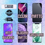 Oppo A71 A71k A73 A74 A76 A77 A77s A78 A79 4G 5G Hydrogel Screen Protector Clear Matte Blueray Matte