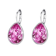 Xuping Jewelry Fashion Huggies Crystal Earring for Women