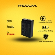 Proocam Canon LP-E17 Compatible Battery for Canon EOS 750D 800D 200D RP