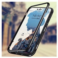 ⭐NEW⭐Casing OPPO F9/ A5s/ A3s Magnetic Metal Frame Glass Cover