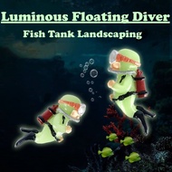 Diver Floating Dragon Ball Luminous Aquarium Decoration Hiasan Terapung Dekorasi Tank Landscaping 夜光