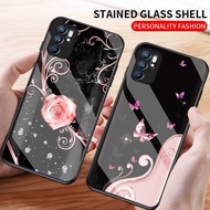 Softcase Glass Oppo A38 A57 A58 A78 A16 A17 A77S A57 A54 A5S A53 RENO 5 5F 6 6 7 8 8T 10 10 Pro [N12