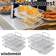 WISDOMEST Dehydrator Rack, Stainless Steel Stackable Air Fryer Rack,  Cooker Multi-Layer Multi-Layer Dehydrator Rack Kitchen Gadgets