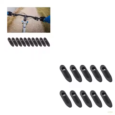 G99D 10Pcs Bike Brake Shiftesr Embedded Wire Passing Clamp for Bike Brake Wire Cable
