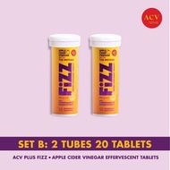 NEW! ACV Plus FIZZ [Set B] : เม็ดฟู่ แอปเปิ้ลไซเดอร์ วินีการ์ + วิตามินรวม เจ้าแรกในไทย Apple Cider 