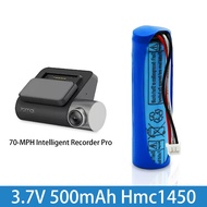 3.7V  500mAh Lithium Battery 70mai Battery Hmc1450 Dash Cam Pro Car Video Recorder Replacement DVR A