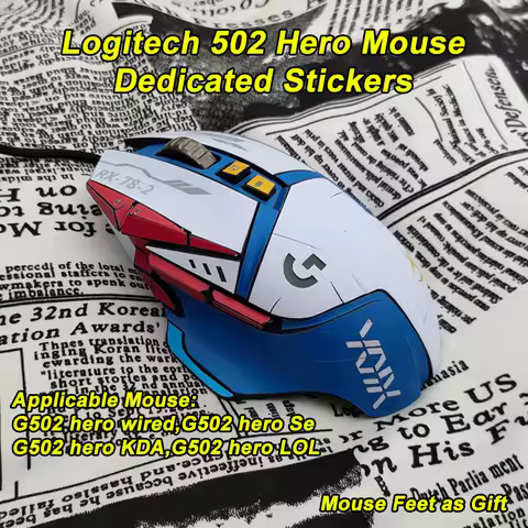 Mouse frosted Sticker Skin with feet Protective Film Scratchproof Non Slip SweatProof for Logitech G