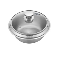 KITCHEN FLOWER 3PLY STS304 IH Induction Pot Cauldron