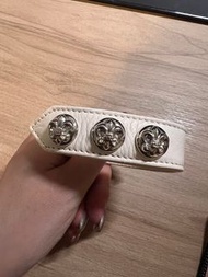 Chrome Hearts leather bracelet
