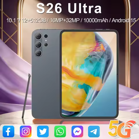 Original MI S26 Ultra Tablet 10.1" Global Version Android 15 12GB+512GB 10000mAh 5G Dual SIM WiFi GP